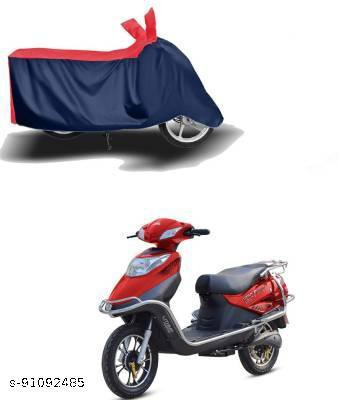 KEDIT Two Wheeler Cover for Hero(Electric Flash BS6, Red, Blue)
