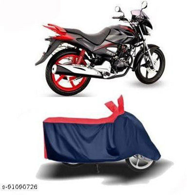 KEDIT Two Wheeler Cover for Hero(CBZ, Red, Blue)