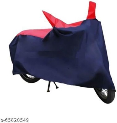 KEDIT Two Wheeler Cover for Hero(Passion Pro TR, Red, Blue)