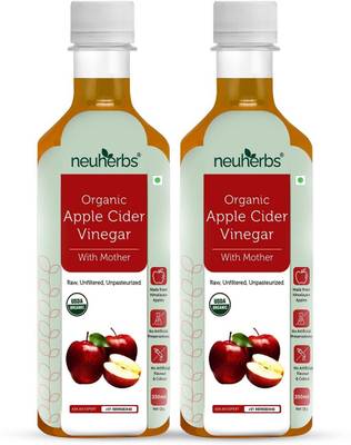 Neuherbs Apple Cider Vinegar with Mother for weight loss Vinegar  (2 x 350 ml)
