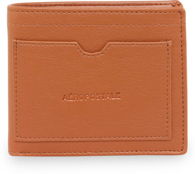AEROPOSTALE Men Casual, Formal, Trendy Tan Genuine Leather Wallet  (5 Card Slots) For Rs. 299 @ 70 %