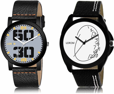 LOREM LR47-LR55 Analog Watch  - For Men