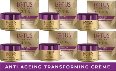 LOTUS HERBALS YouthRx Anti Ageing Transforming Cream ( Pack Of 6 ) ( 10 gm x 6pc )(60 g)
