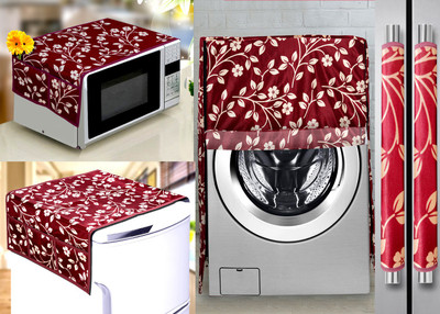 Kanushi Industries Front Loading Washing Machine  Cover(Width: 79 cm, Maroon)