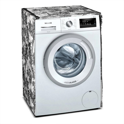 Groki Front Loading Washing Machine  Cover(Width: 58 cm, Grey)