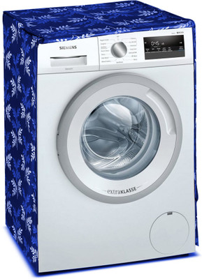 Groki Front Loading Washing Machine  Cover(Width: 58 cm, Blue)