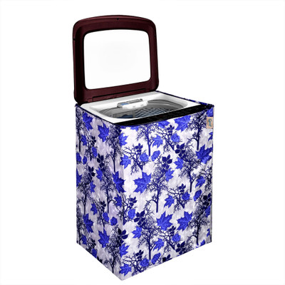 Groki Top Loading Washing Machine  Cover(Width: 58 cm, Blue)