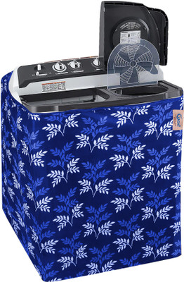 Groki Semi-Automatic Washing Machine  Cover(Width: 54 cm, Blue)