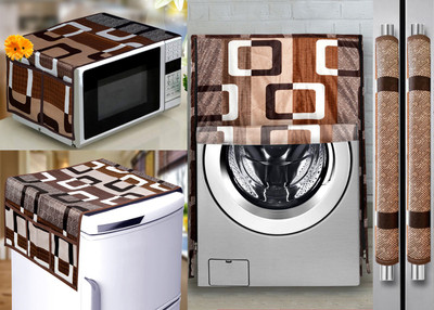 Kanushi Industries Front Loading Washing Machine  Cover(Width: 79 cm, Brown)