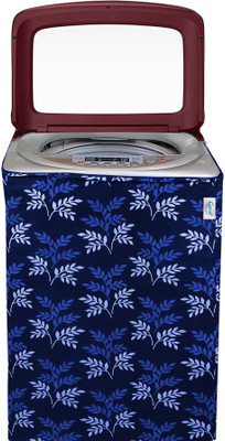 Groki Top Loading Washing Machine  Cover(Width: 58 cm, Blue)