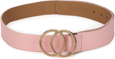 FOREVER 21 Women Pink Artificial Leather Belt