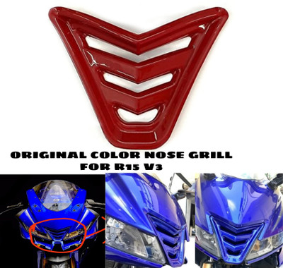 imad NOSE GRILL FOR R15 V3 RED Bike Fairing Kit