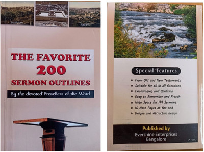 English Preachers Sermon and Outlines Paperback , The Favorite 200 Sermon Outlines-Sermon Bible By The Devoted Preachers of the World  - English Preachers Sermon and Outlines Paperback(Paperback, World Bible Translation Center)