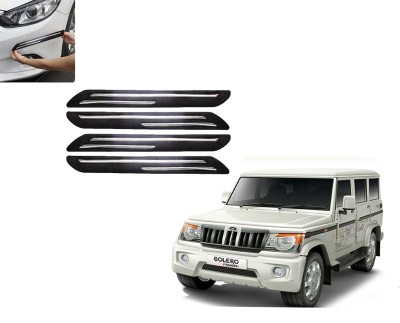 E VYAPAR KENDRA Rubber Car Bumper Guard(Black, Pack of 4, Mahindra, Bolero)