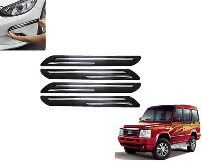 SPDI Rubber Car Bumper Guard(Black, Pack of 4, Tata, Sumo)