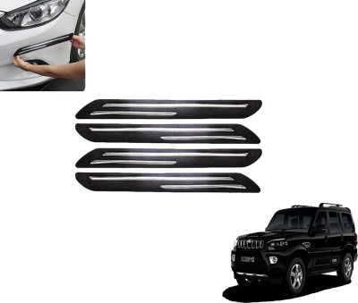 Ehouseall Store Rubber Car Bumper Guard(Black, Pack of 4, Mahindra, New Scorpio)