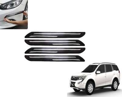 E VYAPAR KENDRA Rubber Car Bumper Guard(Black, Pack of 4, Mahindra, XUV 500)