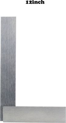 LAXMI Metal High Grade Engineering Try Square 12inch(Silver) Tri-Square(Pack of 1)