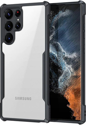 ROYALBASE Back Cover for SAMSUNG Galaxy S22 Ultra 5G(Black, Camera Bump Protector, Pack of: 1)