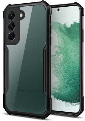 ROYALBASE Back Cover for SAMSUNG Galaxy S22 Plus 5G(Black, Camera Bump Protector, Pack of: 1)
