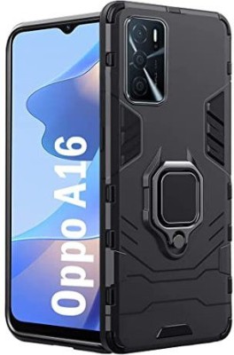 WOW Imagine Bumper Case for Oppo A16(Black, Ring Case, Pack of: 1)