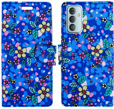 Realgo Flip Cover for Samsung Galaxy F23 5G(Blue, Pack of: 1)