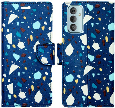 Realgo Flip Cover for Samsung Galaxy F23 5G(Blue, Pack of: 1)