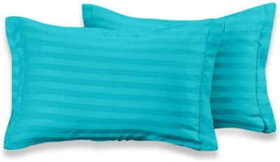 Luxury Trends Cotton Pillows Cover(Pack of 2, 45 cm*71 cm, Blue)