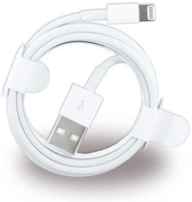 ROKAVO Lightning Cable 1 m Original 5W Lightning to USB cable ap-ple iPhone iPad iPod cable 100%(Compatible with or iPhone 5/5s/6/6s/6plus/7/7plus/8/8plus/XR/XS, White, One Cable)