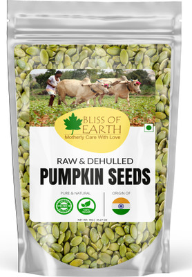Bliss of Earth Naturally Organic Pumpkin Seeds 1KG For Eating, Dehulled & Raw Super Food, Ready TO Eat Pumpkin Seeds(1 kg) Bliss of Earth Naturally Organic Pumpkin Seeds 1KG For Eating, Dehulled & Raw Super Food, Ready TO Eat Pumpkin Seeds(1 kg)