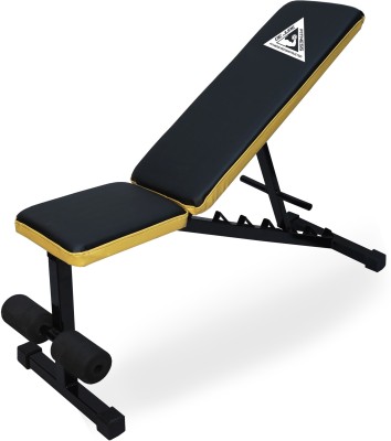 DE JURE FITNESS ( 3 in 1 ) Adjustable Incline,Decline & Flat for Home & Professional Gym Multipurpose Fitness Bench