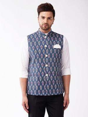 VASTRAMAY Sleeveless Printed Men Jacket