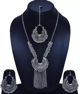IBBIE Oxidised Silver Sterling Silver Silver Jewellery Set(Pack of 1)