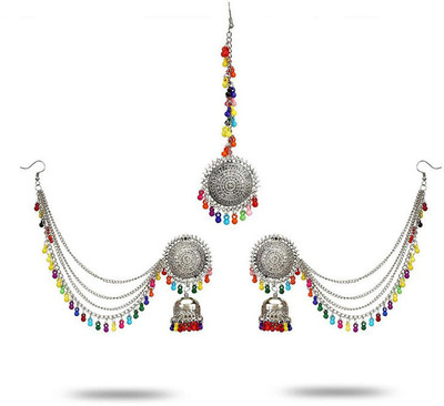 IBBIE Oxidised Silver Sterling Silver Silver Jewellery Set(Pack of 1)
