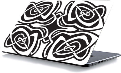 qth LINE ART LAP-0986 VINYL Reusable Laptop Skin Compatible for 15.6 inch(Theme: Patterns)