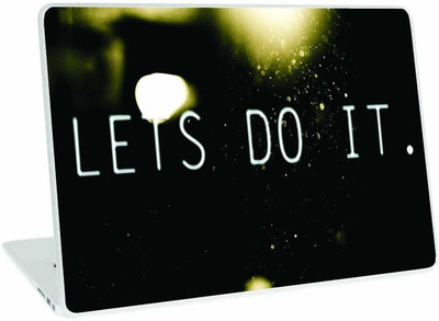 Galaxsia Lets Do It Vinyl Laptop Skin/Sticker/Cover/Decal Compatible vinyl Laptop Skin Compatible for 14 inch(Theme: Illustrations)