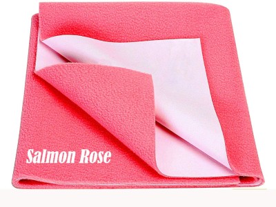 Totsnap Cotton Baby Bed Protecting Mat(Salmon Rose, Medium)
