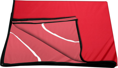 The Furnishing Tree Elastic Strap Single Size Waterproof Mattress Cover(Red)
