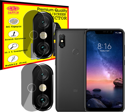 DAFFIN Back Camera Lens Glass Protector for Redmi Note 6 Pro(Pack of: 2)