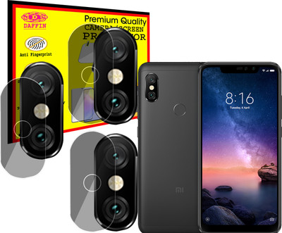 DAFFIN Back Camera Lens Glass Protector for Redmi Note 6 Pro(Pack of: 3)