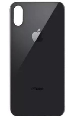 Purplesavvy Apple iPhone XS (Glass) Back Panel(Black)
