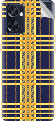 Snooky Oppo Reno7 5G Mobile Skin(Yellow)