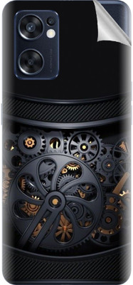 Snooky Oppo Reno7 5G Mobile Skin(Black)