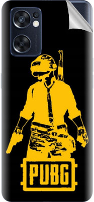 Snooky Oppo Reno7 5G Mobile Skin(Black)