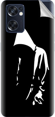 Snooky Oppo Reno7 5G Mobile Skin(Black)