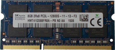 Sk Hynix DDR3 DDR3 8 GB Laptop SDRAM (8GB Memory Module with 204-Pin SODIMM DDR3)