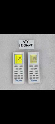 Nij AC Compatible For Voltas Ac Remote Control *With Backlight* Generic Remote Controller(White)