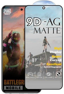 Mobilive Edge To Edge Tempered Glass for Xiaomi Redmi 10 Prime 9D Matte Anit Fingerprint Gaming Screen Protector(Pack of 1)
