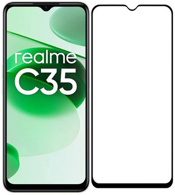 HQ Protection Edge To Edge Tempered Glass for Realme C35(Pack of 1)