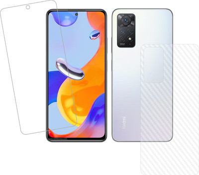 Vatsin Front and Back Tempered Glass for Redmi Note 11 Pro(Pack of 2)